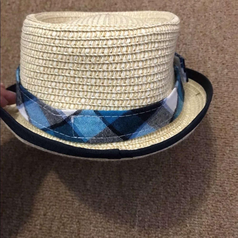 Toddlers Rising Star Straw Band Fedora Hat